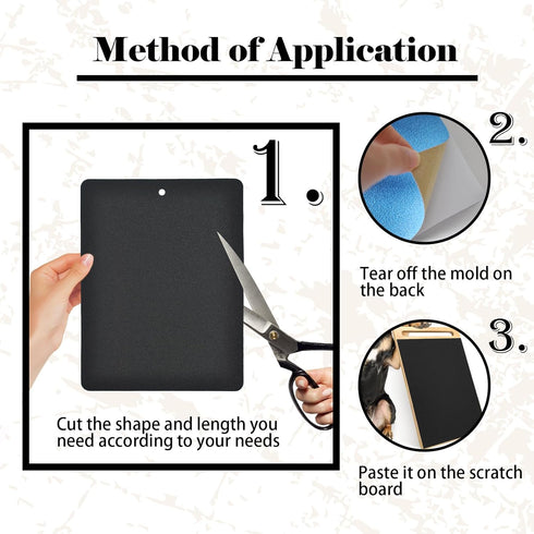 6 PCS Cat Nail File Scratcher,11.0x14.9''Nail File for Cats Scratch Liner,Cat Nail Scratching Strips with Hanging Hole Peel Stick Kitten Scratchin...