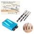 15Pcs Pocket Hole Jig, 15 Degree Dowel Drill Joinery Kit Hole Screw Jig with 6/8/10mm Drive Adapter for Woodworking Angle Drilling Holes, Angle Ca...