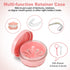 LEAFTOL Denture Bath Case Retainer Case Orthodontic Denture Cup with Strainer, Leak Proof Denture Cleaner Cup easy to clean and dry up, Portable R...