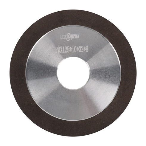 5inch Tapered Plain Resin Diamond Grinding Wheel to Grind Carbide Hard Steel 150 Grit 125x10x32x8mm...