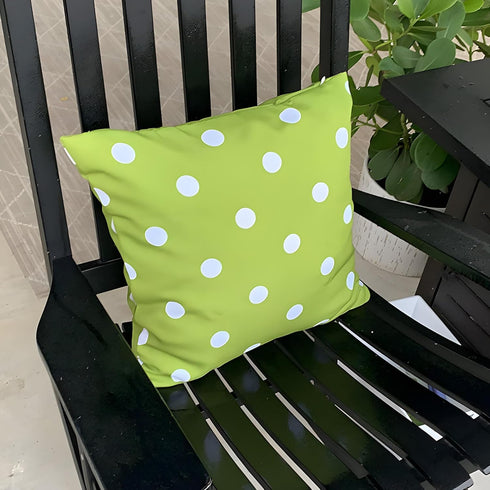 Poise3EHome Outdoor Throw Pillow Covers Set of 2 Waterproof Decorative Pillow Covers for Living Room, Couch, Patio, Spring, 18X18 Inches, Green Po...