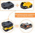 Adapter Converter for Dewalt 20V DCB205 DCB206 Li-ion Battery to Ridgid AEG 18V Hyper li-ion Power tool Battery...