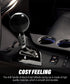 YAKEFLY Universal Gear Shift Connector, Aluminum Automatic Shifter Adapter, Non-Threaded Manual Gear M12x1.25 (Black)...