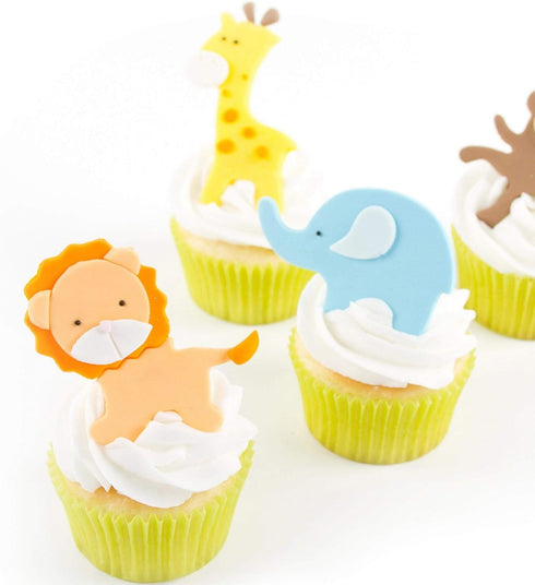 CUTIE CUPCAKE JUNGLE SET/4...