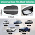 2 PCS Mirror Rain Visor Eyebrows, Waterproof Side Mirror Visor Rain Guards, Carbon Fiber Auto Rear View Mirror Protecters, Universal Exterior Acce...