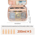 CUBETASTIC Clear Makeup Bag for Women, Transparent Cosmetic Organizer Case for Travelling, Hanging Toiletry Bag for Travel Essentials 3 Comparment...