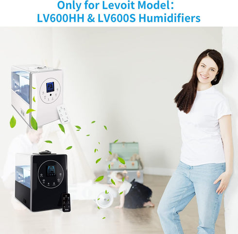 LV600HH LV600S Humidifiers Replacement Descaling Pad 10 Pack Mineral Absorption Pad Compatible for LEVOIT...