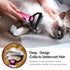 Pet Grooming Brush and Metal Comb Double Sided Long Hair Pet Undercoat Cleaner Brush for Dogs and Cats Removes mats and lint Effectively removes c...