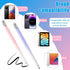 2PCS Stylus Pens for Touch Screens,Stylus Pen for iPhone/iPad/Tablet Android/Microsoft Surface,Compatible with All Touch Screens(White Pink/White ...