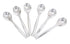 12 Heavy Duty Disposable Plastic Serving Utensils - Six Each (10" Forks & 10" Spoons) - Silver...