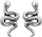Boma Jewelry Sterling Silver Snake Stud Earrings...