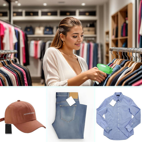 Quick Stitch Clothing Fixer, Micro Mini Stitch Tagging Gun for Clothing, Tagging Stitchy Tool for Clothes with 2000 Black & 2000 White Micro Faste...
