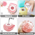 Dog Cat Bath Brush Comb Silicone - Dog Bath Brush Scrubber Pet Brush Bath Brush For Cats Dogs With Soap Dispenser Grooming Cleaning (Pink)...