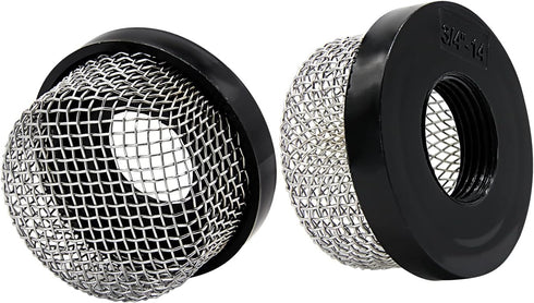 Aerator Screen Strainer Mesh Stainless Steel 3/4"- 14 Compatible with Livewell & Baitwell Pump, MA-023 Screw on Industrial Plumbing Inline Straine...