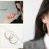 72PCS Earring Hoop Jewelry Making,URSMART Beading Hoop Earrings Finding Open Round Earring Hoops DIY Craft Supplies (30MM/40MM)...