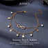 Boho Layered Ankle Bracelet Gold Anklets Star Pendant Foot Chain Pearl Summer Beach Ankle Chain Adjustable Foot Jewelry Accessories for Women...