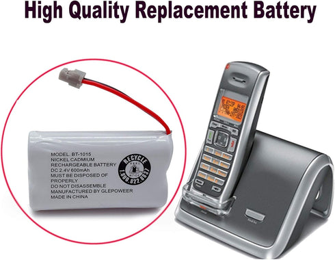 BT1015 BT1007 Cordless Phone Battery Comptible for Uniden DCX150 DECT1500 D1484 BT-1007 BT-1015 BT-904 BBTY0460001 BBTY0510001 Telephones(3 Pack)...