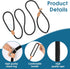 1/4'' Dog Leash Slip Leads Dog Slip Training Leash 4.2FT Black Slip Leash for Dogs Nylon Rope Dog Training Leash Slip Leash for Medium Large Dogs'...