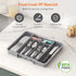 Lifewit Silverware Drawer Organizer, Expandable BPA Free Utensil Tray for Kitchen, Adjustable Flatware and Cutlery Holder for Spoons Forks Knives,...