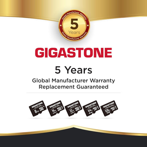 Gigastone 64GB 2-Pack Micro SD Card, 4K UHD Video, Surveillance Security Cam Action Camera Drone Professional, 90MB/s Micro SDXC UHS-I U3 Class 10...