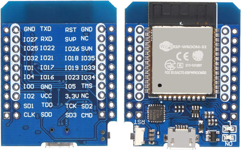ESP32 D1 Mini NodeMCU ESP-WROOM-32 WLAN WiFi Bluetooth IoT Development Board 5V Compatible with Arduino (3pcs)......