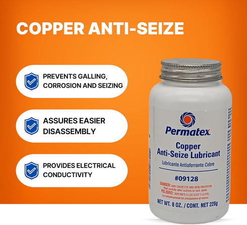 Permatex 09128 Copper Anti-Seize Lubricant, 8 oz....