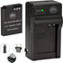BM Premium EN-EL12 Battery and Charger for Nikon Coolpix A1000 B600 W300 A900 AW100 AW110 AW120 AW130 S6300 S8100 S8200 S9050 S9200 S9300 S9400 S9...