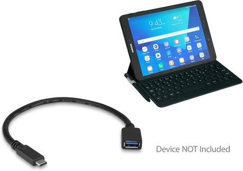 BoxWave Cable Compatible with Samsung Galaxy Book (10.6 in) - USB Expansion Adapter, Add USB Connected Hardware to Your Phone...