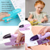 Stapler, paper stapler without staples, Desk Stapler Staple Free Stapler Environmentally Friendly ABS Stapler Safe for Office Documents (Purple)...