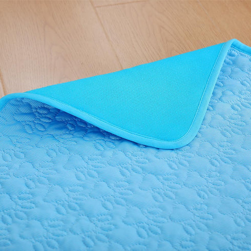 Dog Cooling Mat, Ice Silk Mat, Keep Pets Cool, Machine Washable Pet Cooling Pad for Beds, Kennels, Sofas, Beds, Floors, Car Seats-(28''×22''Large,...