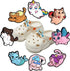 8pcs Cats Shoe Charms Novelty Shoe Charms Decoration Gifts For Boys Girls, Cute Animal Shoe Charms For Party Gift Favors...