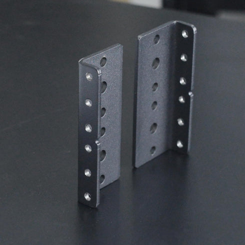 RIVECO 2U Vertical Rack Rails Kit Heavy Duty Server Rack Mount Rails 2 PCS Black...