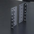 RIVECO 2U Vertical Rack Rails Kit Heavy Duty Server Rack Mount Rails 2 PCS Black...