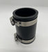 Flexible PVC Coupling With Stainless Steel Clamps 1-1/2", Black...
