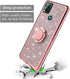 B-wishy for Moto G Stylus 5G Phone Case with Stylus Pen, Luxury Glitter Sparkles Cute Silicone TPU Case for Women Girls with Kickstand, Bling Rhin...