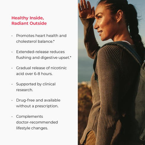 ENDUR-ACIN Niacin, Heart Health & Healthy Cholesterol Balance Supplement, Extended Release for Optimal Absorption, Gluten Free, 250mg (200 Tablets...