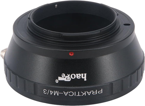 Haoge Manual Lens Mount Adapter for Praktica B PB Mount Lens to Olympus and Panasonic Micro Four Thirds MFT M4/3 M43 Mount Camera...