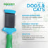 Slicker Brush for Dogs, Cats & Puppies - Deshedding Grooming Brush for Shedding Hair, Fur - Flexible Comb for Grooming Long Haired & Short Hair Br...