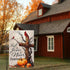 Fall For Jesus He Never Leaves Garden Flag 12x18 Inch Double Sided Outside, Autumn Thanksgiving Cardinal Pumpkin Cross Yard Outdoor Flag...