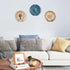 4 Pack 5 inch Wall Mount Plate Display Hanger, Wall Easel Holder Tabletop Plate Stand Holders, Wall Display Picture Frame Stand for Decorative Pla...