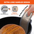 Silicone Bread Sling Oval- Non-Stick & Easy Clean Reusable Oval Silicone Baking Mat for dutch oven. With Long Handles Sourdough Bread Baking mat t...