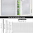 DUOFIRE Window Film Blinds Pattern Privacy Window Film Glass Film Static Cling Glass Film No Glue Anti-UV Window Sticker for Bathroom Bedroom Livi...