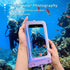 Floating Waterproof Phone Pouch, Soap Bubble Waterproof Case with Crossbody Lanyard for iPhone 15 14 13 Pro Max, IP68 Cellphone Dry Bag Beach Crui...