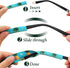 Flutesan 6 Pieces Floating Sunglasses Strap Hawaiian Float Neoprene Eyewear Retainer Summer Glasses Strap Sport Glasses Holder for Men Women...