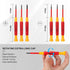 HAUTMEC 6Pcs Small Screwdriver Set 1000V Insulated Screwdriver Set Precision Screwdriver Set, Mini Screwdriver Set with Slotted and Phillips Magne...