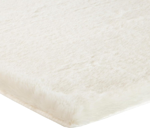 Lavish Home 3 Piece Super Plush Non-Slip Bath Mat Rug Set - Ivory...