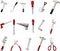 17PCS 1:12 Miniature Doll House Tools Metal Home Repair Multi-Tool Model Set Fun for Party Dollhouse Decoration Accessories Mini Yard Supplies Cre...