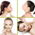 4-pcs Jade Roller & Gua Sha Set, Facial Roller Massager with Gua Sha Scraping Tool, Jade Stone Massager for Anti-aging, Slimming & Firming, Rejuve...