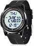 Beeasy Digital Watch Waterproof with Stopwatch Alarm Countdown Dual Time, Ultra-Thin Super Wide-Angle Display Digital Wrist Watches for Men Women...