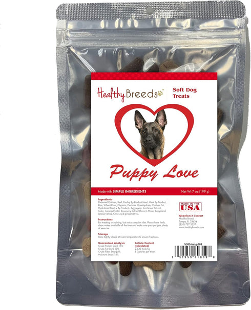 Healthy Breeds Belgian Malinois Puppy Love Soft Chewy Treats 7 oz...